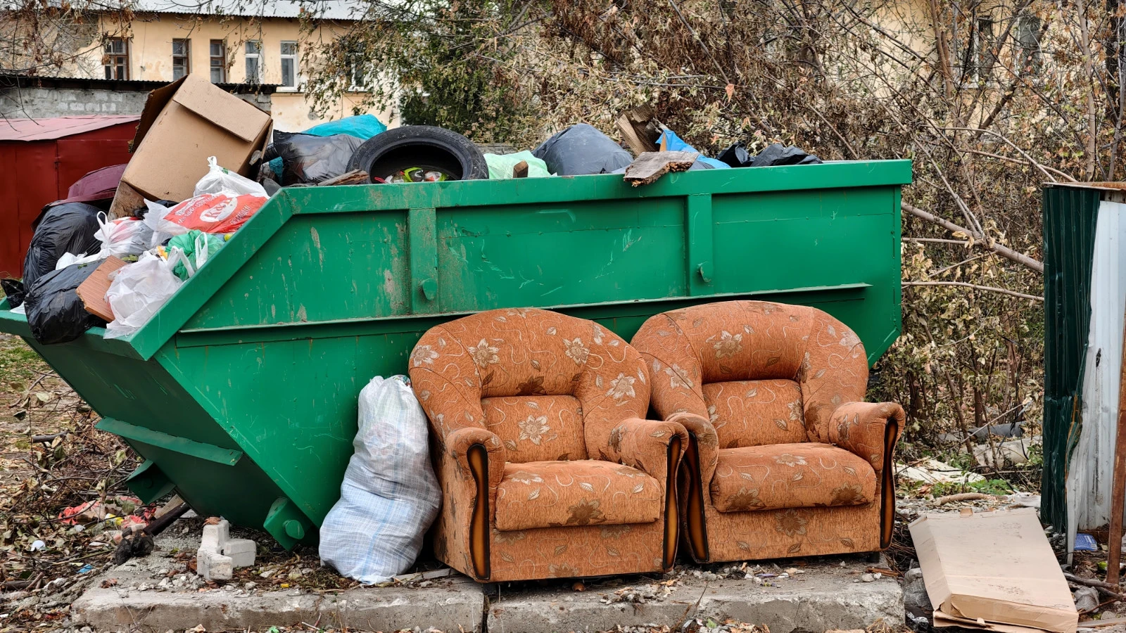 Классификация и утилизация крупногабаритного мусора